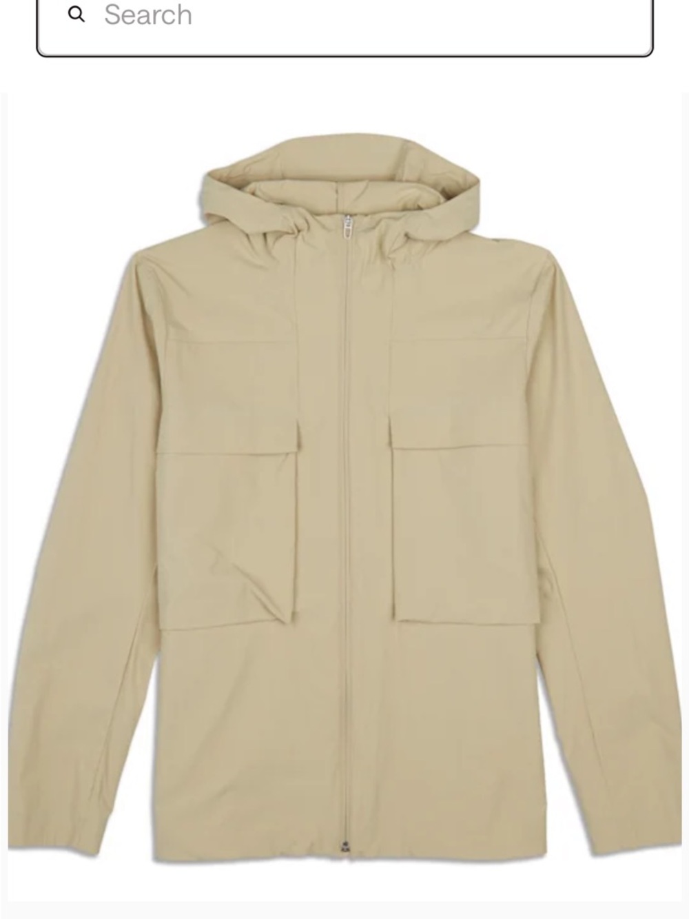 Men's Lululemon Stretch Cargo Jacket Size Medium